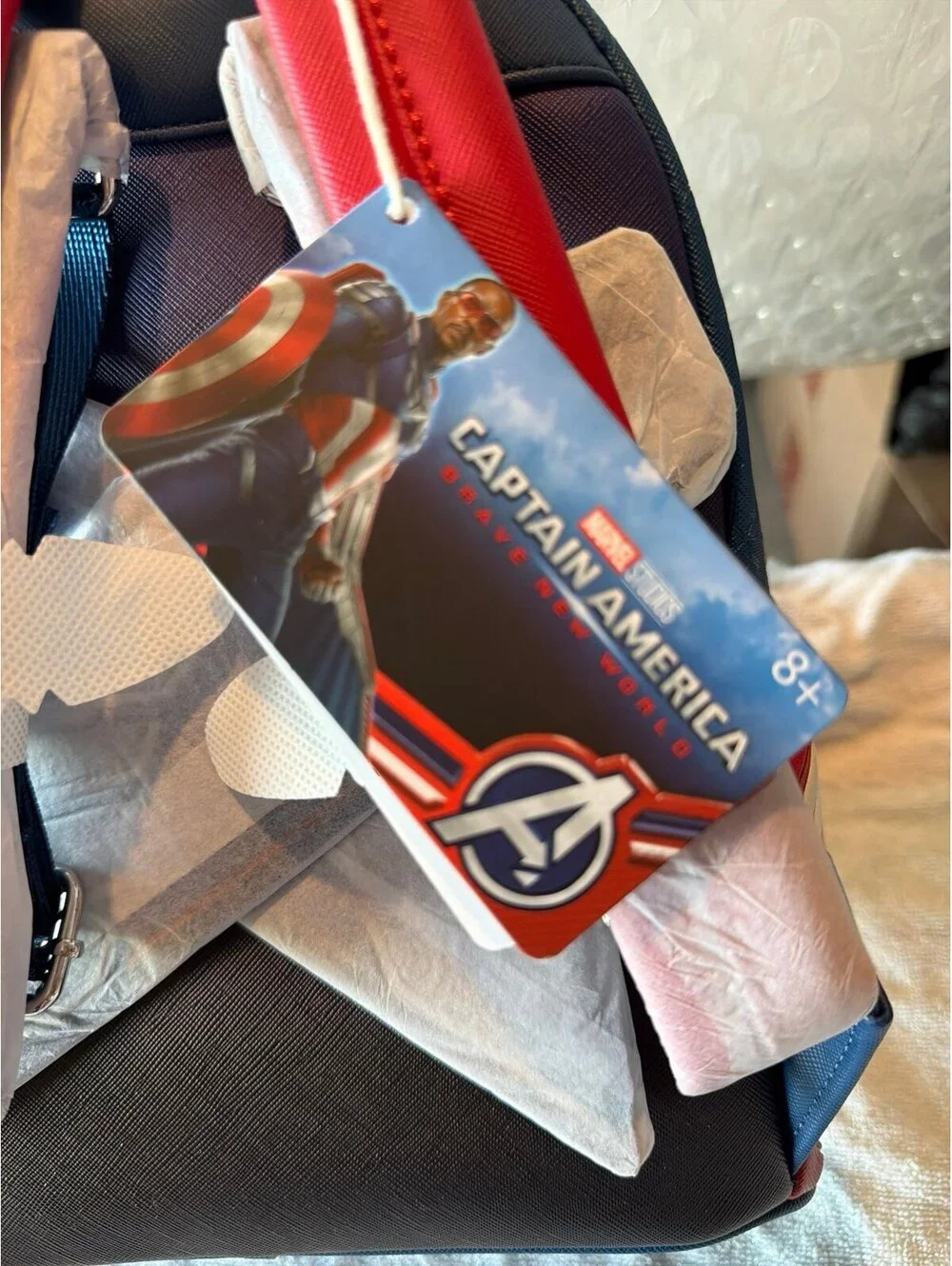 Loungefly Captain America: Brave New World Cosplay Mini Backpack NWT